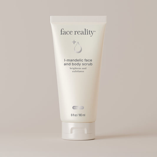 L mandelic face and body scrub — Face Reality